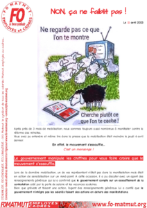 Couverture du tract PDF