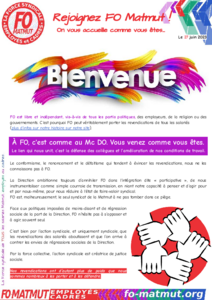 Couverture du tract PDF